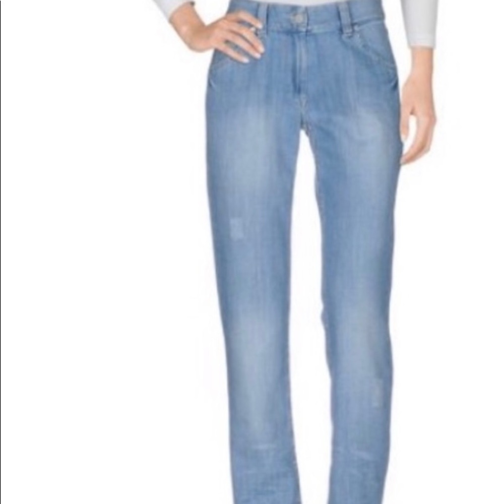 Isabel Marant Light Blue Straight Leg Jeans